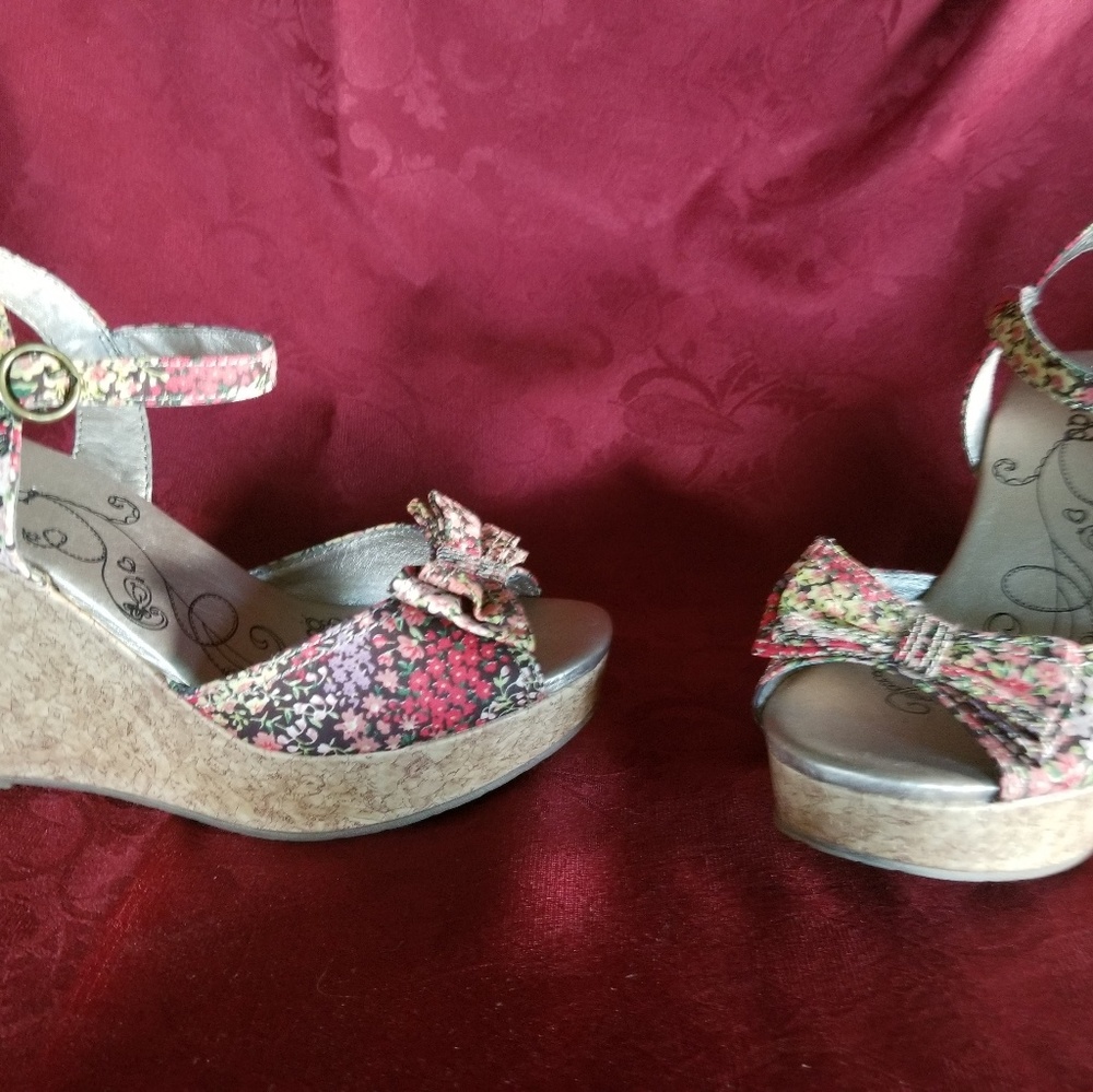 Mudd Wedge Sandals